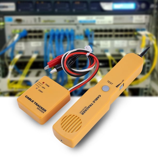 Tono de Tóner del Probador de cable de Red ANGGREK Portátil Wire Tracker Amarillo