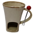 thumbnail image 2 of Taza de fondue de chocolate Accesorios de cocina Queso Dulces Olla caliente Chocolate derretido Beige, 2 of 9