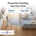thumbnail image 2 of Lasko 38" 4-Speed Oscillating, Remote, 8-Hour Timer Tower Fan T38400, 2 of 12
