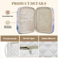 thumbnail image 5 of ZUXONGSY Elephant Hydrangea Butterfly Print Bible Case for Women Quilted Bible Carrier Sturdy Scripture Bag with Handle Journal Case for ChuZU, 5 of 7