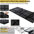 thumbnail image 4 of Garage Shelves Wall Mounted 2 Pack, 51 x 122 Cm Garage Storage Shelving, Wall Mounted Tool Storage Rack 254Kg Load Capacity, 4 of 9