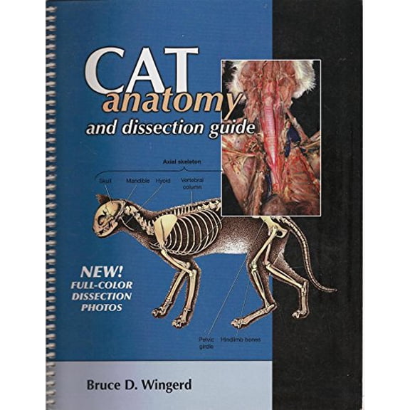 Pre-Owned Cat Anatomy and Dissection Guide (Spiral-bound) 1599844214 9781599844213