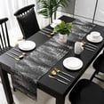 thumbnail image 3 of Grey Forest Table Runner 90 Inches Long, Pine Tree Summer Botanical Modern Art Kitchen Coffee Dining Table Decoration for Home Party Birthday Wedding Home Decor 13x90 Inches, 3 of 8