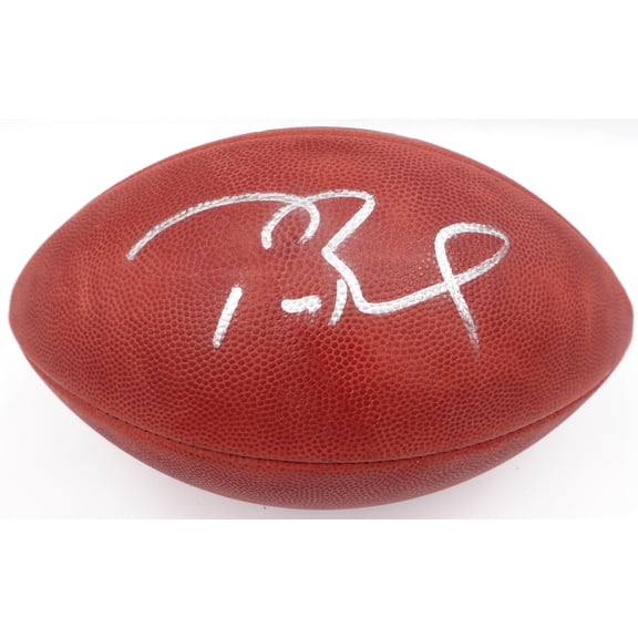 Tom Brady Autographed SB XXXVIII NFL Leather Football New England Patriots Fanatics Holo #B048290