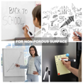 thumbnail image 4 of 48 x Magnetic Dry Erase Markers-Black&White, 4 of 7