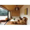 thumbnail image 4 of Linon Home Décor Le Soleil Area Rug Collection, Ivory and Terracotta, 5' x 7', 4 of 5