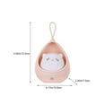 thumbnail image 3 of Tpzfurit Cute Bunny Pet Sensor Night Light - USB Rechargeable LED - Infrared Body Sensor - 6.5-Hour Battery Life - Ideal for Bedrooms, Stairs, and More - Eco-Friendly Design - Per, 3 of 8