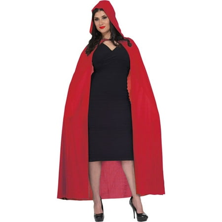 Red Polyester Cape Adult Halloween Accessory - Walmart.com