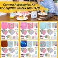 thumbnail image 1 of 12 in 1 Camera Accessories Bundles Set For Fujifilm Instax Mini 8/9 Star Case PU, 1 of 57