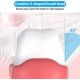 thumbnail image 4 of Cepillo de dientes en forma de U, paquete de cabezal de cepillo de dientes redondeados para niños, 4 of 5