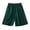 Green, variant on Zpanxa Womens Shorts Casual Solid Color Loose Leg Pants with Elastic Waist and Five Point Shorts Khaki L