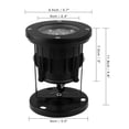 thumbnail image 4 of Toystoory Impermeable 7W LED Césped Jardín Luz de inundación Patio Patio Camino Proyector Lámpara con punta Impermeable Blanco frío AC 85-265V Iluminación y accesorios No.1 Toystoory HA024199-01, 4 of 6