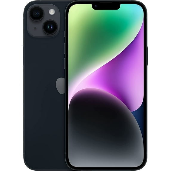 Pre-Owned No Plan-Unlocked Device, Apple, iPhone 14 Plus, Smartphone, 256GB, Midnight