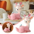 thumbnail image 2 of 2Pcs Clearance Sale! Elegant Deer Sculpture Desktop Ornament Hand Carved Animal Figurine Home For Nature Lovers And Collectors Desktop Ornament Practical Home Decor 4.1" X 3.3", 2 of 7