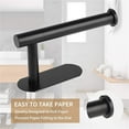 thumbnail image 3 of Toilet Paper Holder ,Self-Adhesive Wall Mount for Bathroom, SUS 304 Stainless Steel, Stick-On No Drilling, 3 of 7
