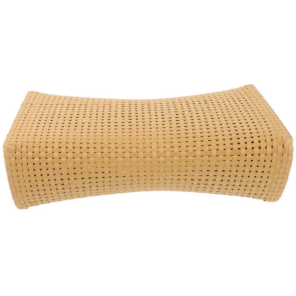 LULULION Contour Neck Pillow Khaki Plastic Professional Ergonomic Design for General Users 1Set