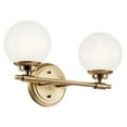 thumbnail image 3 of 55171CPZ Kichler Lighting Benno - 10W 2 LED Bath Vanity In Industrial Style-8.75 Inches Tall and 14.75 Inches Wide-Champagne Bronze Finish, 3 of 6