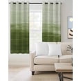 thumbnail image 4 of Abstract Ocean Blackout Curtains for Bedroom Living Room, Green Gradient Oil Painting Texture 45 In Long Thermal Insulated Room Darkening Drapes Grommet Window Treatments, 42 x 45 In, 4 of 9