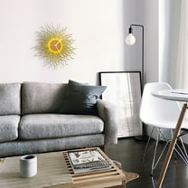 Ardeola - Medusa Gold - 23.5 in Elegant Contemporary Style Decorative Sunburst Wall Clock