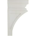 thumbnail image 2 of Ekena Millwork 5"W x 5 3/4"D x 10"H Medium Nevio Wood Vintage Decor Corbel, Chalk Dust White, 2 of 6