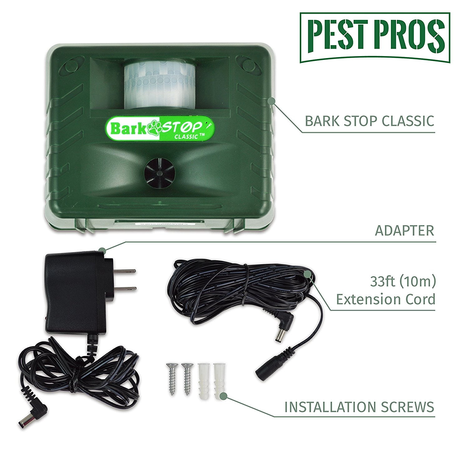 Stop Barking Device For Dogs Include Ultrasonic Animal Repeller Keep Dog Be Quiet Less Scared Motion Sensor Detect Intruders And Alarm From Acoustics Walmart Com Walmart Com