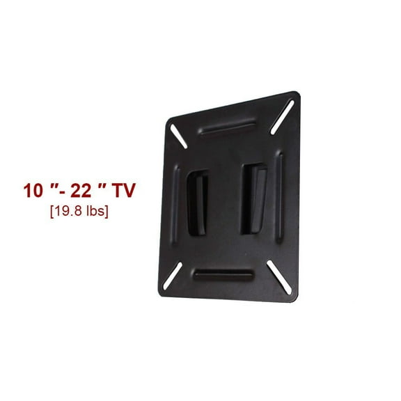 Fit 10"-22" TV Screen Fixed Style - LCD/LED TV Mount Fixed Bracket TV Wall Mount for 10-22 Inch 10" 15" 16" 18" 20" 22" Inches