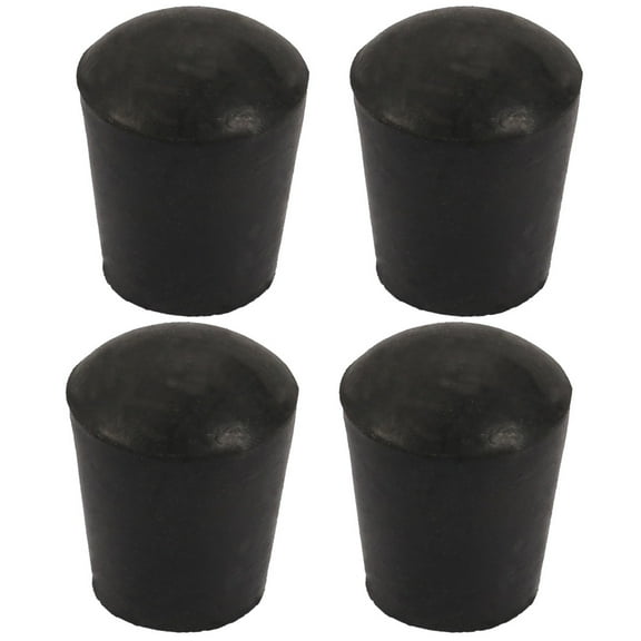 Unique Bargains 4Pcs Furniture Table Chair Round Rubber Leg Tip Cap 16mm Inner Diameter
