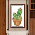 thumbnail image 4 of Abbracc Ensemble de Points de Croix Imprimés 11CT Cactus Point de Croix DIY, 4 of 9