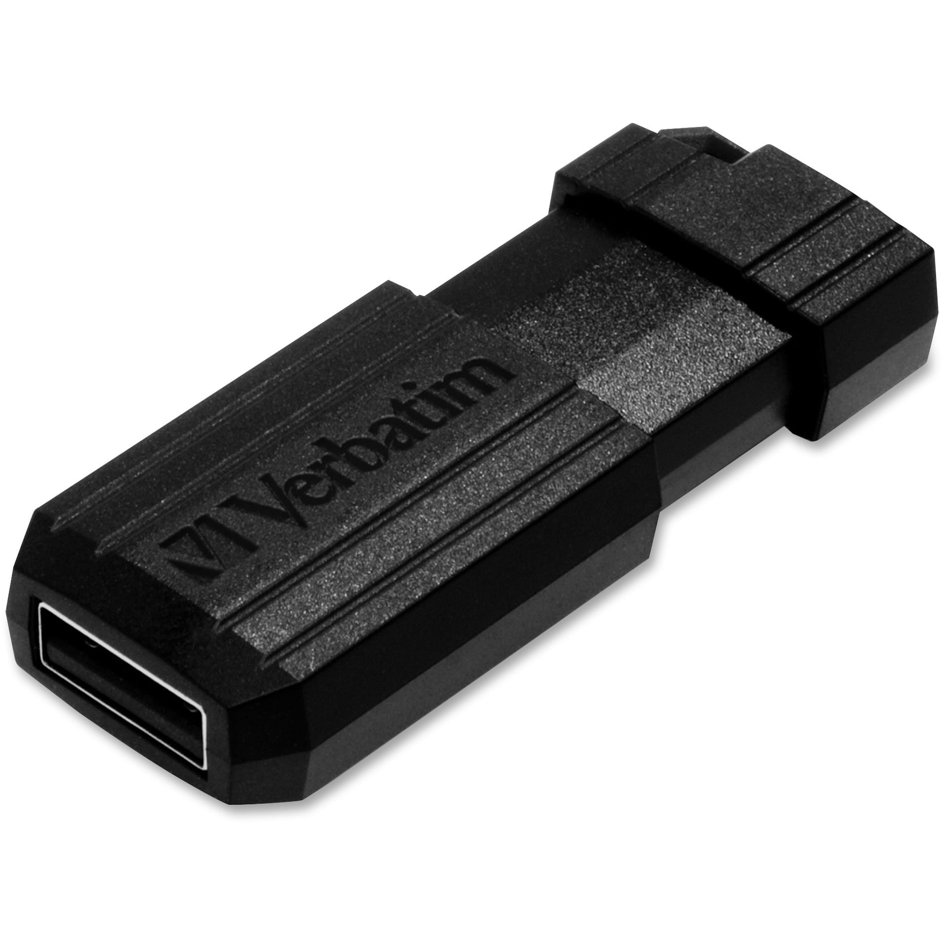 Verbatim 16GB Pinstripe USB Flash Drive - Black 16GB - Black - 1pk