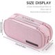 thumbnail image 1 of Portable Large Capacity Pencil Case 3 Compartments Portable Pencil Pouch Large Canvas Storage Bag for Boys Girls Adults Students Business Office (1 Pa, 1 of 5