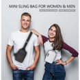thumbnail image 6 of Mini Sling Bag for Men Women, Waterproof Utility Crossbody Backpack Chest Bag for Hiking Travel Sports Running, 6 of 6