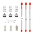 thumbnail image 5 of Tachiuwa Airbrush Repair Tool Spray Cleaning Nozzle Airbrush Cleaner Accessories Airbrush Nozzle Cap for Cleaning Thin Tubes As Described, 5 of 7