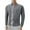 Light Grey, variant on LZHGirlshop Men's Full Zip Cardigan Sweater Slim Fit Knitted Zip Up Solid Color Stand Collar Sweater with Pockets,Light Grey,2XL