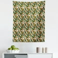 thumbnail image 1 of Botanical Tapestry, South Perennial Plants Exotic Summer Jungle Inspired Modern Illustration, Fabric Wall Hanging Decor for Bedroom Living Room Dorm, 5 Sizes, Multicolor, by Ambesonne, 1 of 1