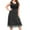 Black, variant on Umfun Summer Dresses for Women 2023, Casual Tank T-shirt Dress Size XL to 4XL, V-Neck Casual Sleeveless Solid Dresses Cocktail Dress Dark Blue