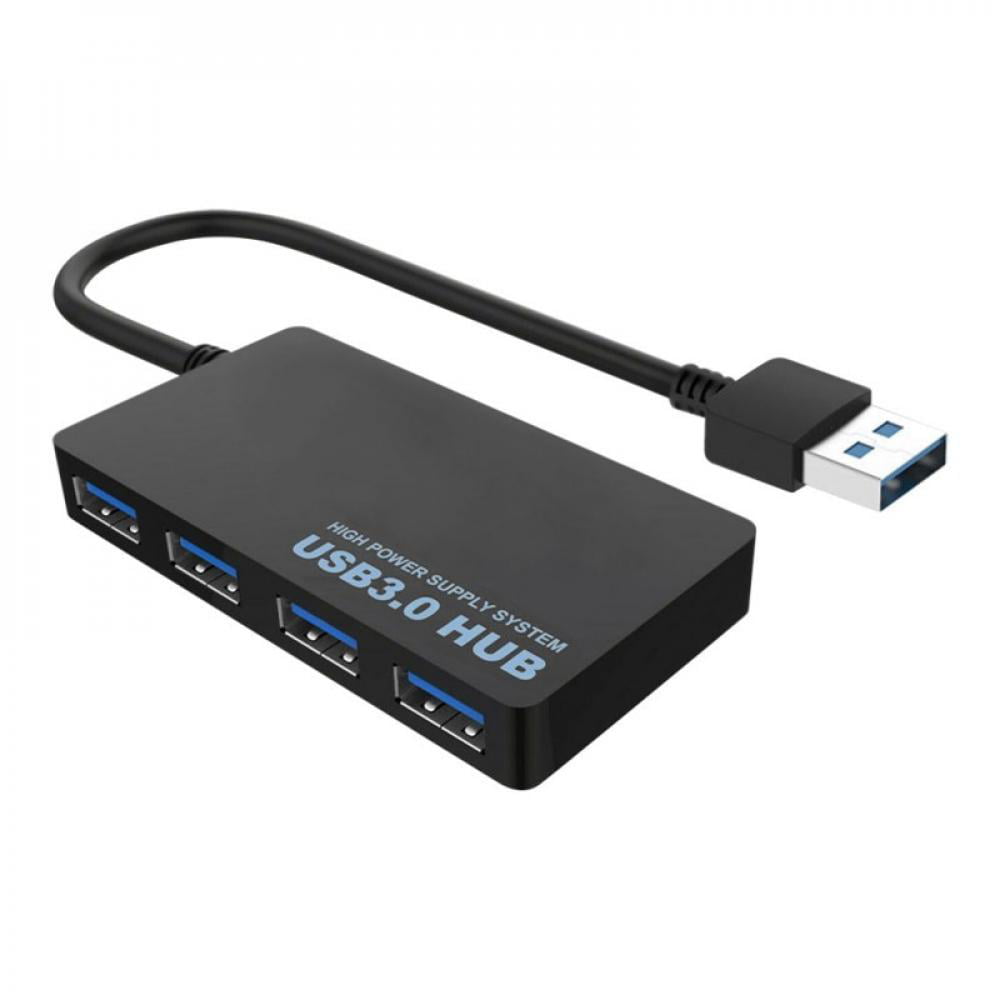 SANPTENT 4-Port USB Hub 3.0, USB Ultra Slim Data Hub, Compatible 