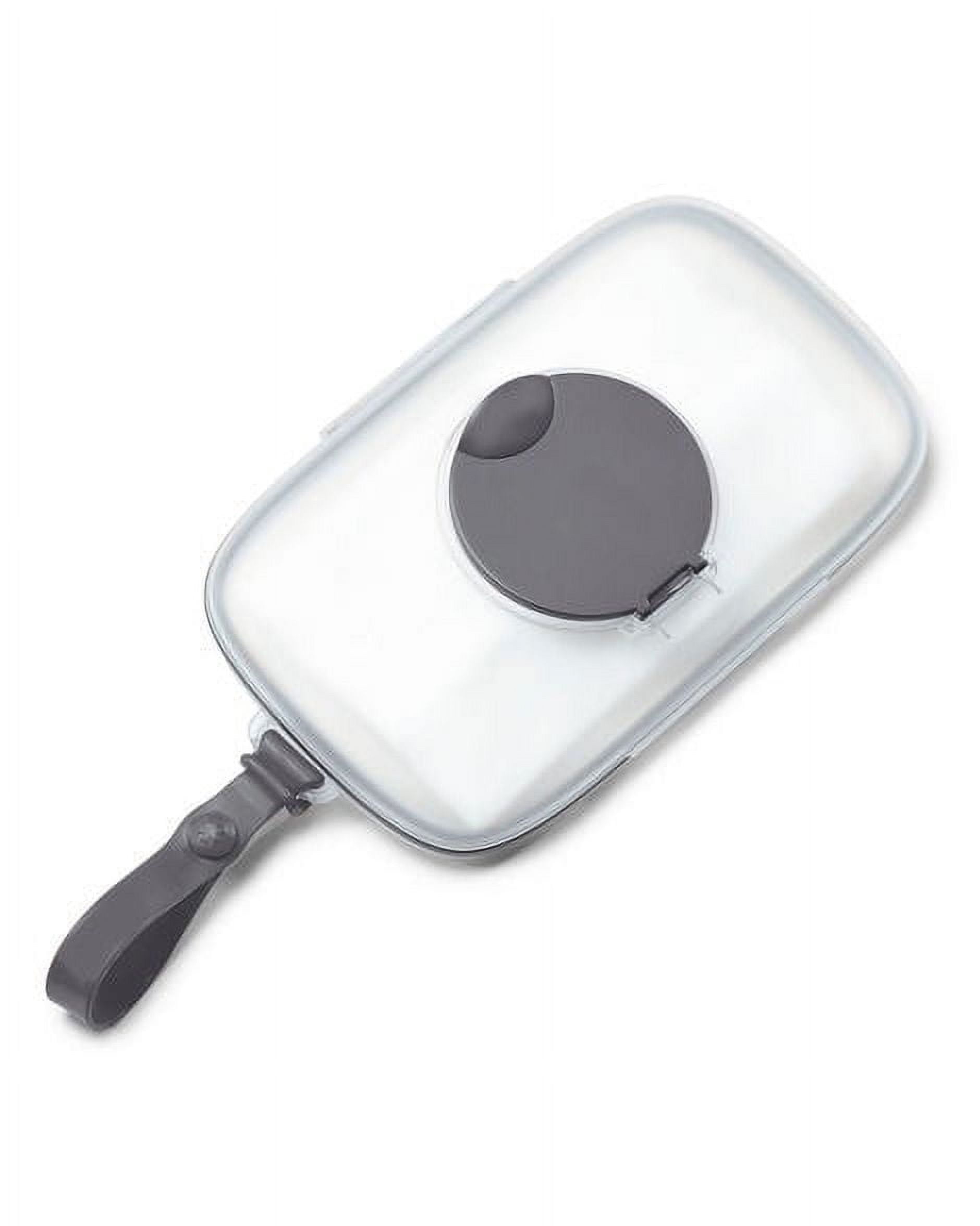(2 pack) Skip Hop Grab & Go Snug Seal Wipes Case, Grey