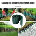 thumbnail image 5 of Tineasur Garden Borders and Edging Green Plastic Roll for Lawn and Flower Bed Landscaping, and Easy to Install, 5 of 8