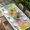 Teal, variant on Easter Table Cloths for 8 Foot Rectangle Tables, Colorful Bunny Spring Cartoon Cute Rabbits Brown Patio Waterproof Elastic Fitted Tablecloths, Washable Rectangular Table Cover for Camping