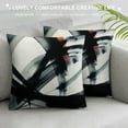 thumbnail image 3 of JEUXUS Black White Abstract Art Line Pillow Covers Modern Print Decorative Pillowcases Farmhouse Throw Cushion Case Decor for Couch Sofa Bed, 3 of 5