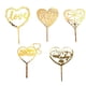 thumbnail image 3 of Billuyoard Colección de corazones de acrílico dorado, decoración para tartas, postres, magdalenas para fiesta de cumpleaños Kits de decoración para fiestas No.06, 3 of 6