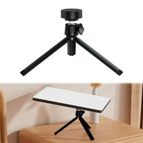 Mini Desktop Tripod Stand for Starlink Mini Dish – Foldable Aluminum Alloy Tripod with 360° Ball Head, Waterproof Tabletop Mount for RV, Office & Travel – Black