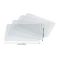 thumbnail image 3 of TIELUTT 8PC Double Fully Transparent Placemat Dining Room Table Set for 4 round Plate Mat Set 4 round Place Mats for Kitchen Table round Dining Table Set for 4 under 300 Place Mates for Tables Hot, 3 of 5