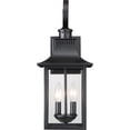 thumbnail image 2 of Chancellor 2-Light Mystic Black Outdoor Wall Lantern, 2 of 4