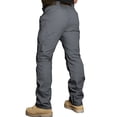 thumbnail image 2 of Men 6 Pocket Cargo Work Pants Durable Regular Fit Breathable Outdoor Utility Trousers S-XXL, 2 of 9