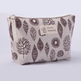 thumbnail image 2 of Organizador De Almacenamiento Bolso de cosméticos impresa, Bolso de lona con cremallera, Bolso de almacenamiento para lavado de maquillaje (estilo 8), 2 of 4