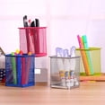 thumbnail image 4 of Musbetu Porte-Stylo Crayon en Métal Vase Pot Rangement Papeterie Bureau Conteneur, 4 of 7