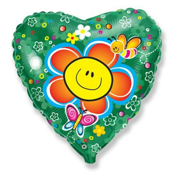 18 inch Flower Foil Mylar Balloon - Party Supplies Decorations