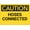 Warning Sign 6, variant on Caution Hot Keep Away Sign 12 x 8 Inches - Rust-Free Aluminum, Pre-Drilled Holes, Weather Resistant, Fits House, Office, Business, Yard, Hot Surface Area