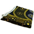thumbnail image 2 of Navy Blue Yellow and Brown African Print Fabric, 2 of 2